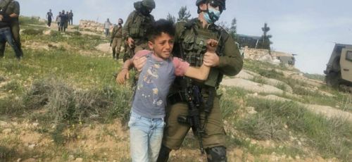 Cinq enfants palestiniens détenus par les forces israéliennes près d'Hébron (vidéo B'Tselem)